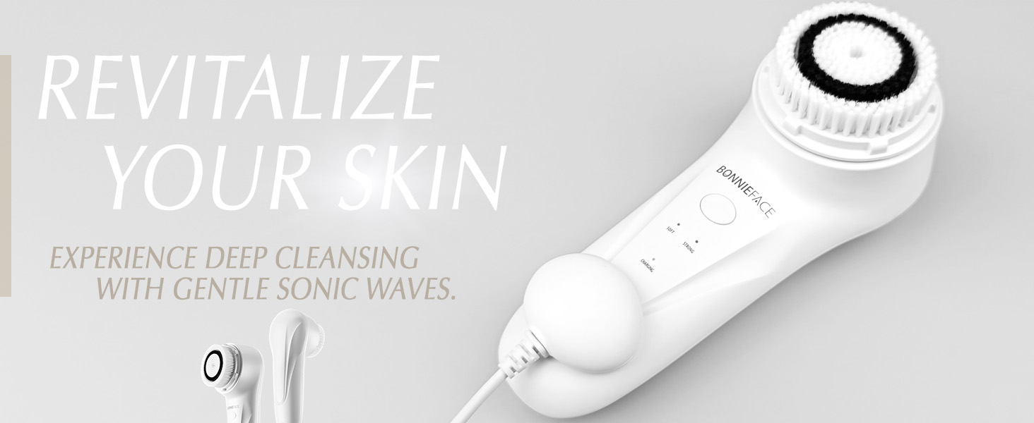 Amazon.com: BONNIEFACE Sonic Facial Cleansing Brush for Deep and